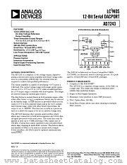 AD7243BQ datasheet pdf Analog Devices