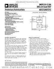 AD7273BUJ-REEL datasheet pdf Analog Devices