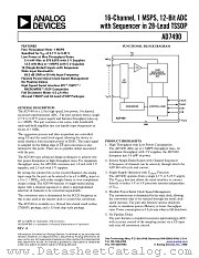 AD7490BCP datasheet pdf Analog Devices