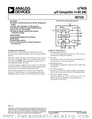 AD7538JN datasheet pdf Analog Devices