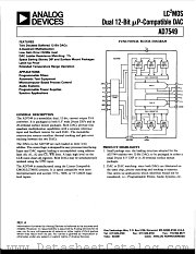 AD7549KN datasheet pdf Analog Devices