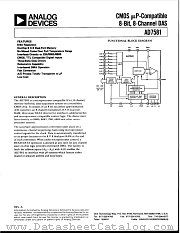 AD7581 datasheet pdf Analog Devices