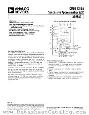 AD7582 datasheet pdf Analog Devices