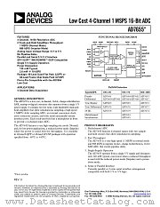 AD7655ACP datasheet pdf Analog Devices