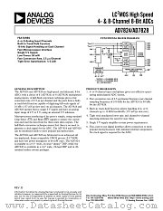 AD7828LP datasheet pdf Analog Devices