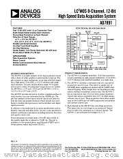 AD7891AP-1 datasheet pdf Analog Devices