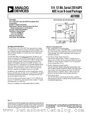 AD7898AR-10 datasheet pdf Analog Devices