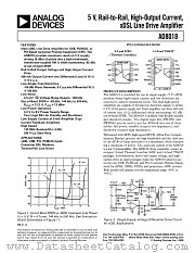 AD8018ARU datasheet pdf Analog Devices