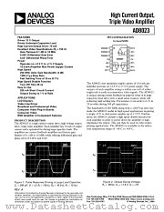 AD8023ACHIPS datasheet pdf Analog Devices