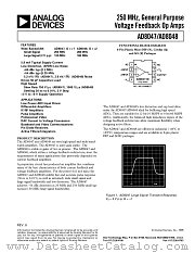 AD8047AN datasheet pdf Analog Devices