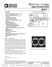 AD8151-EVAL datasheet pdf Analog Devices