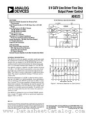 AD8323ARU-REEL datasheet pdf Analog Devices