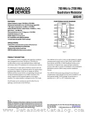 AD8349ARE-REEL7 datasheet pdf Analog Devices