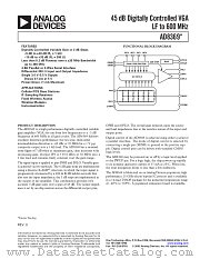 AD8369ARU datasheet pdf Analog Devices