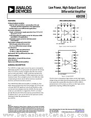 AD8390ARC-REEL datasheet pdf Analog Devices