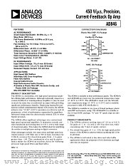 AD846BN datasheet pdf Analog Devices