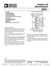 AD9048SE datasheet pdf Analog Devices