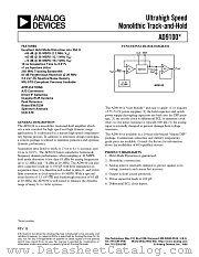 AD9100JD datasheet pdf Analog Devices