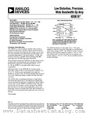 AD9618 datasheet pdf Analog Devices