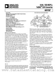 AD9708ARU datasheet pdf Analog Devices