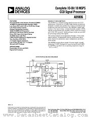 AD9806KST datasheet pdf Analog Devices