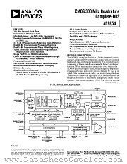 AD9854ASQ datasheet pdf Analog Devices