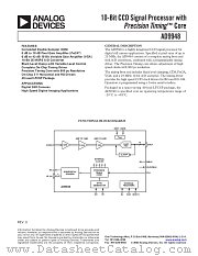 AD9948KCP datasheet pdf Analog Devices