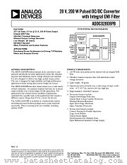 5962-9763401HXC datasheet pdf Analog Devices