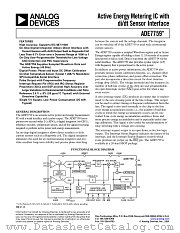 ADE7759ARS datasheet pdf Analog Devices