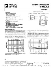 ADEL2020AN datasheet pdf Analog Devices