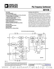 ADF4106BCP datasheet pdf Analog Devices