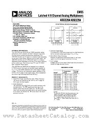ADG529AKP datasheet pdf Analog Devices