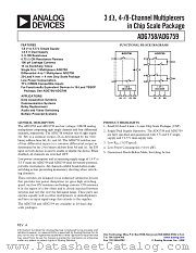 ADG758BCP datasheet pdf Analog Devices