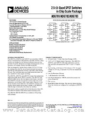 ADG781BCP datasheet pdf Analog Devices