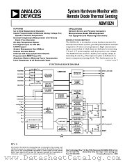 ADM1024ARU datasheet pdf Analog Devices