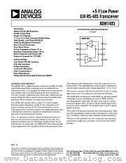 ADM1485JR datasheet pdf Analog Devices