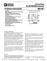 ADM1486AQ datasheet pdf Analog Devices