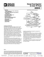 ADM8830ACP datasheet pdf Analog Devices