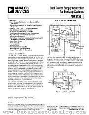 ADP3156JR-15 datasheet pdf Analog Devices