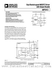 ADP3413JR datasheet pdf Analog Devices
