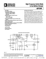 ADP3806JRU-125 datasheet pdf Analog Devices