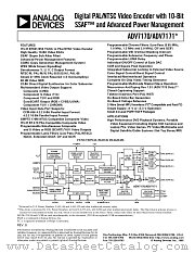ADV7170KS datasheet pdf Analog Devices