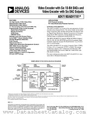ADV7191KST datasheet pdf Analog Devices