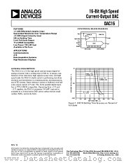 DAC16GS datasheet pdf Analog Devices