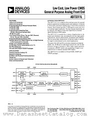 EVAL-AD73311LEB datasheet pdf Analog Devices