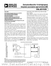 EVAL-AD7470CB datasheet pdf Analog Devices