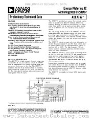ADE7757ARN datasheet pdf Analog Devices