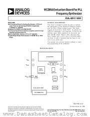 EVAL-ADF4118EB1 datasheet pdf Analog Devices