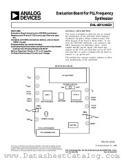 EVAL-ADF4208EB1 datasheet pdf Analog Devices