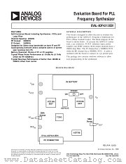 EVAL-ADF4213EB1 datasheet pdf Analog Devices